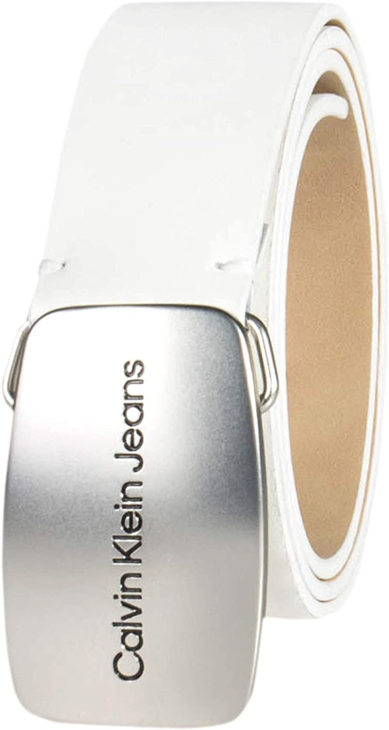 Calvin Klein Women'S Dress Casual Fashion Belts and Belt Bags Apparel & Accessories > Clothing Accessories > Belts Calvin Klein White Plaque X-Large 