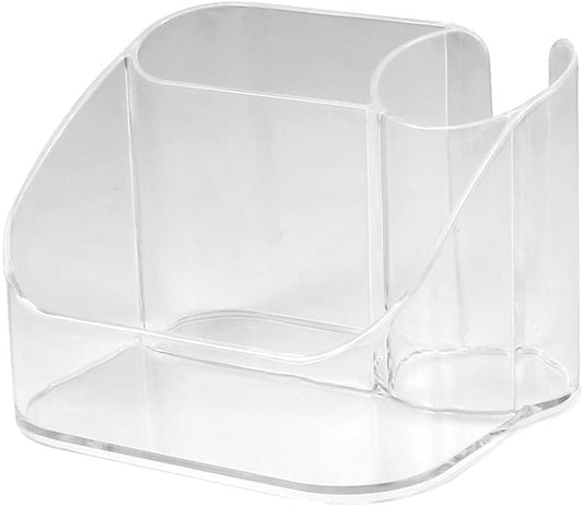 Spectrum Diversified Contour Dryer & Beauty Accessory Hair Care Caddy, Countertop Beauty, Blow Dryer Storage & Hair Styling Tool Organization, Clear Health & Beauty > Personal Care > Hair Care Spectrum Diversified Clear Hair Caddy 