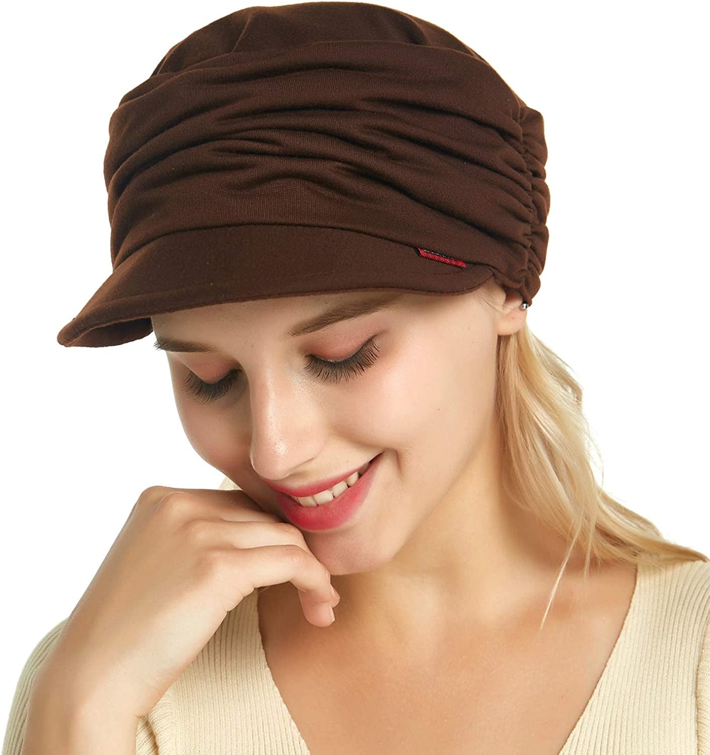 Auemdrey Fashion Hat Cap with Brim Visor for Woman Ladies, Best for Daily Use Apparel & Accessories > Clothing Accessories > Hats Auemdrey   