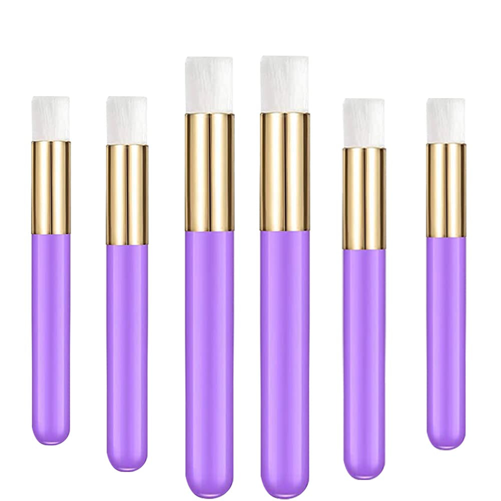 Eyelash Cleaning Brush 6 Pcs Lash Extension Cleanser Shampoo Soft Makeup Brushes for Blackhead Remover Tool Nose Washing Mascara Brushes Wands,Black Silver Health & Beauty > Personal Care > Cosmetics > Cosmetic Tools > Makeup Tools Camille Donahue Purple  
