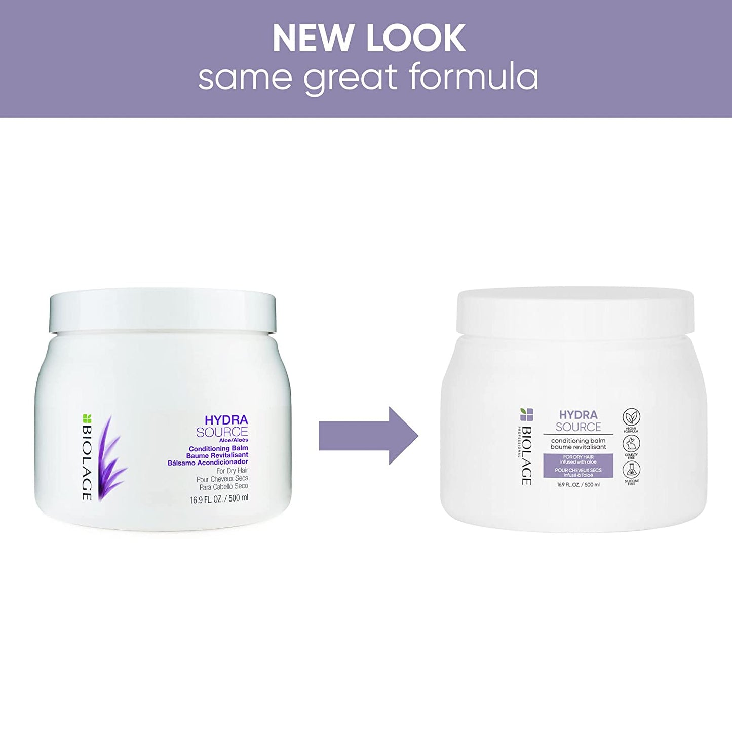 BIOLAGE Hydra Source Conditioning Balm | Hydrates, Nourishes & Restores Shine | for Dry Hair | Sulfate, Paraben & Silicone-Free | Vegan Health & Beauty > Personal Care > Hair Care BIOLAGE   