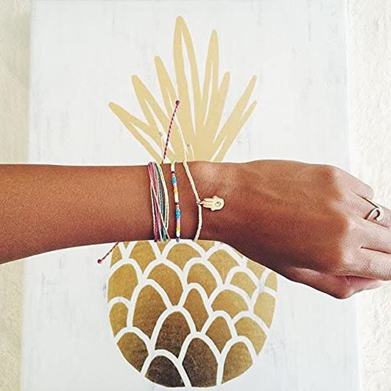 Pura Vida Jewelry Bracelets - 100% Waterproof and Handmade W/Coated Charm, Adjustable Band Apparel & Accessories > Jewelry > Bracelets Pura Vida   