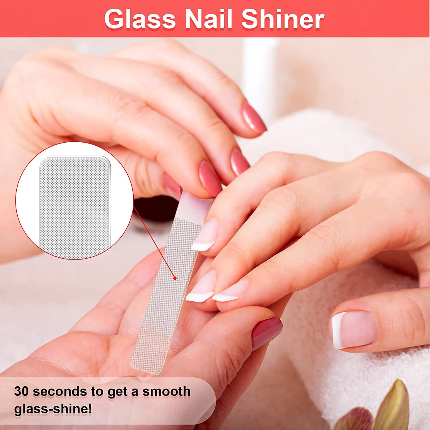 CGBE Nail Cuticle Trimmer & Nano Nail File Professional Cuticle Cutter Stainless Steel Cuticle Nippers with Sharp Blades for Nail Care Pedicure Manicure Nail Tools (Silver) Health & Beauty > Personal Care > Cosmetics > Cosmetic Tools > Nail Tools CGBE   