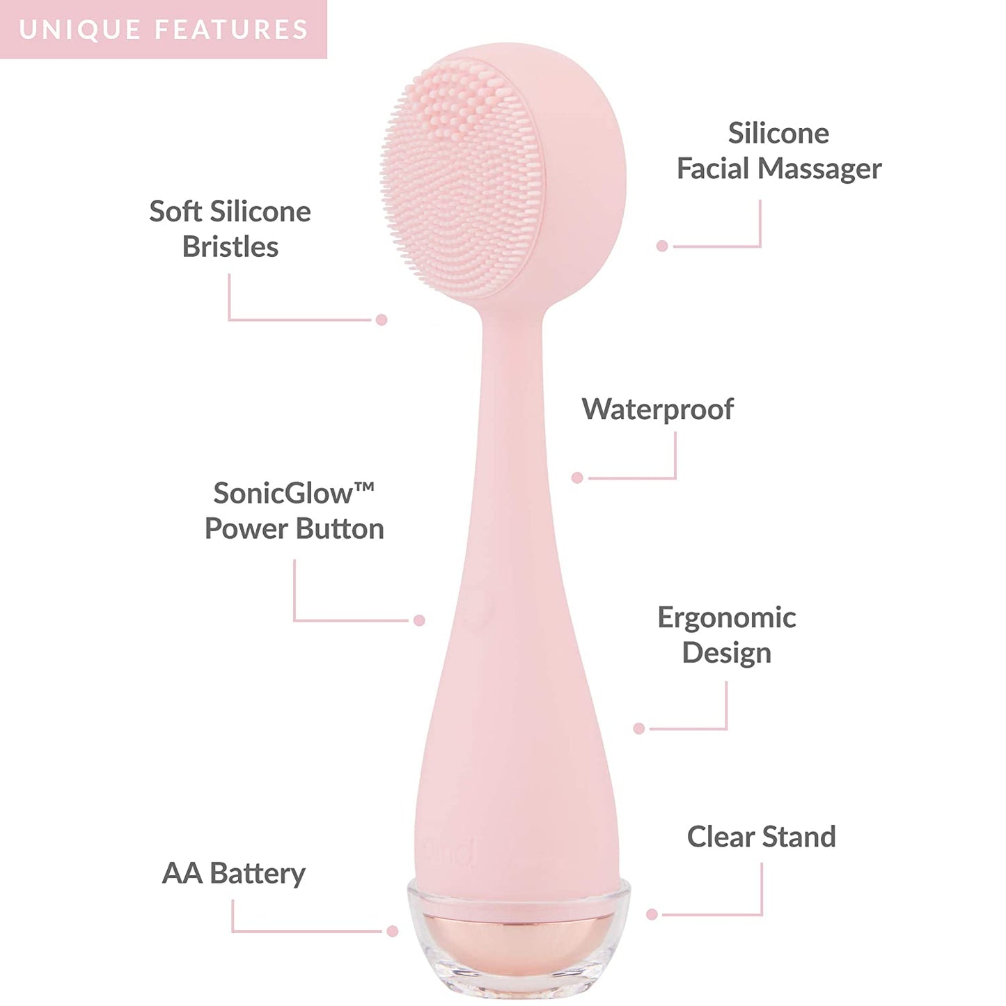 PMD Clean - Smart Facial Cleansing Device Health & Beauty > Personal Care > Cosmetics > Cosmetic Tools > Skin Care Tools KYLIE MAX   