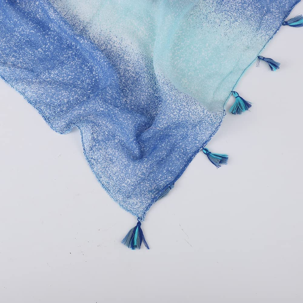 FRAIFICE Lightweight Scarf for Women for Spring Summer Fall Geometric Scarves Shawl Wrap Pashimina with Tassels Apparel & Accessories > Clothing Accessories > Scarves & Shawls FRAIFICE   