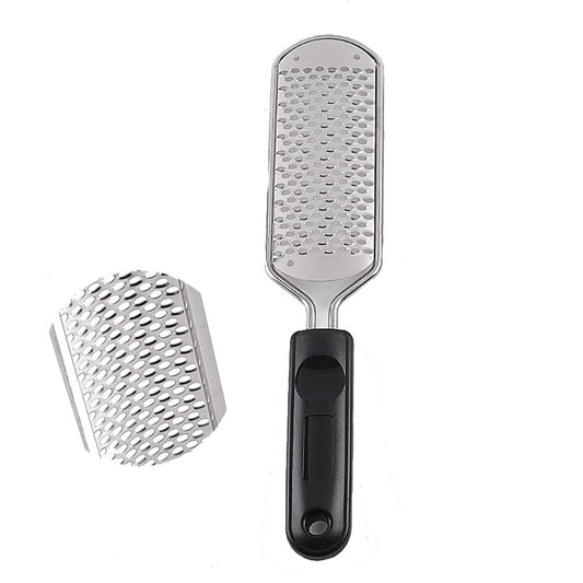 JISTL Foot File Colossal Foot Rasp Stainless Steel Pedicure Metal Surface Foot Care Tool ,Foot Rasp Eliminate Feet Cracked Dead Thick Dry Hard Skin 28CM (Black&11.2") Health & Beauty > Personal Care > Foot Care JISTL Black&11.2"  