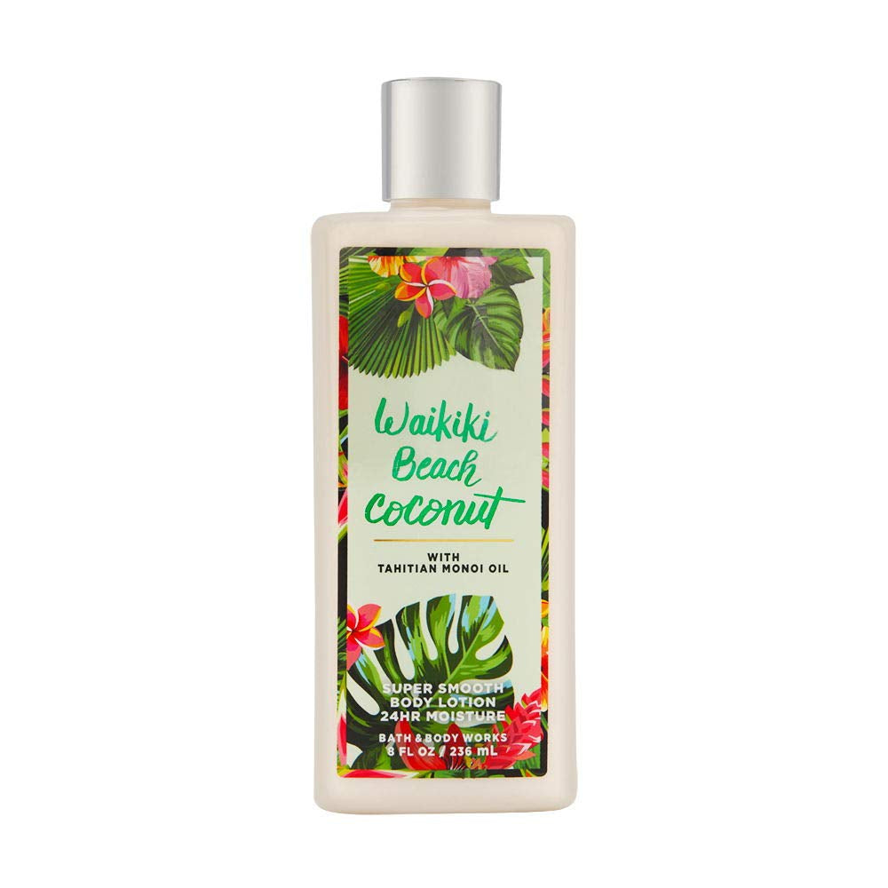 Bath & Body Works Pink Lily & Bamboo Super Smooth Body Lotion, 8 Ounce Health & Beauty > Personal Care > Cosmetics > Bath & Body Bath & Body Works Waikiki Beach Coconut 8 Fl Oz (Pack of 1) 