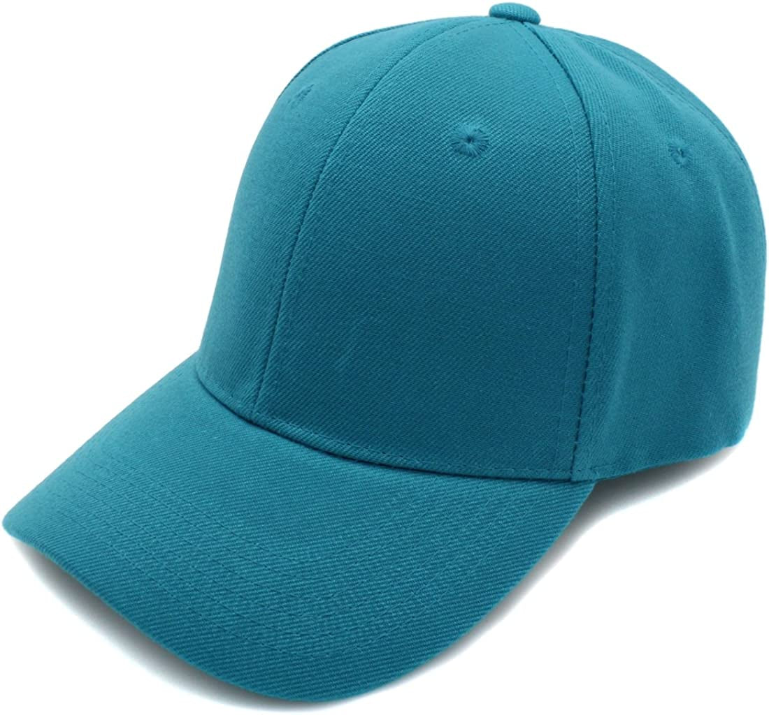 Top Level Baseball Cap Men Women - Classic Adjustable Plain Hat Apparel & Accessories > Clothing Accessories > Hats Top Level Aqua  