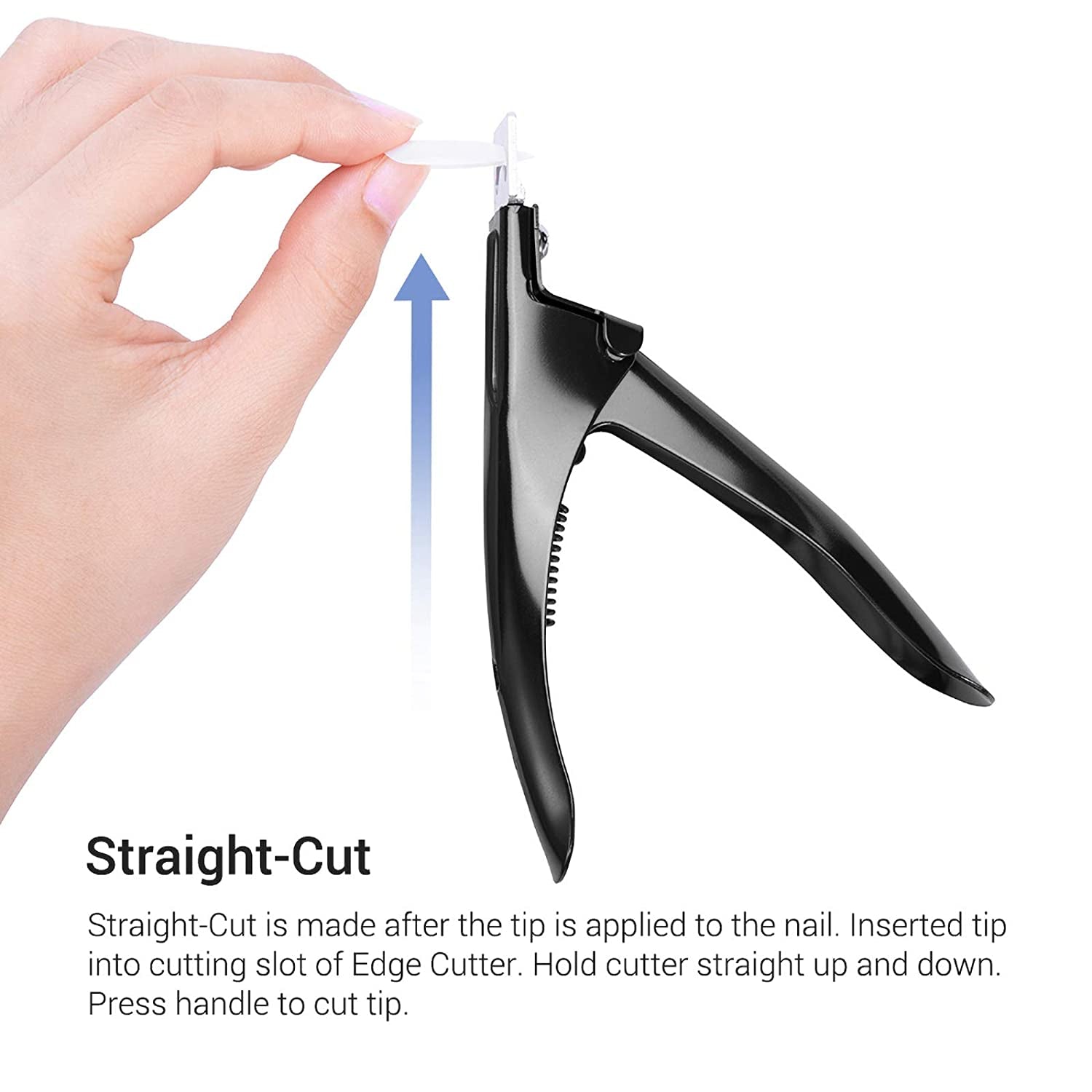 Professional Acrylic Nail Clipper Fake False Nails Tip Cutter Nail Trimmer for Artificial Nail Manicure Pedicure Sharp Rustproof Nail Art Tool Home DIY Use Black Health & Beauty > Personal Care > Cosmetics > Cosmetic Tools > Nail Tools AIRSEE   