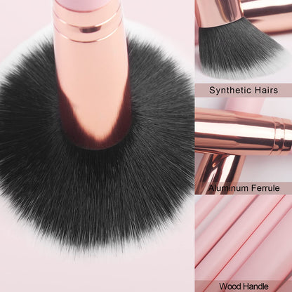 Real Perfection Makeup Brushes 16Pcs Makeup Brushes Set with 1 Silicone Face Mask Brush Premium Synthetic Foundation Brushes Blending Face Powder Eye Shadow Concealer Make up Brushes Tool Kit Health & Beauty > Personal Care > Cosmetics > Cosmetic Tools > Makeup Tools Real Perfection   
