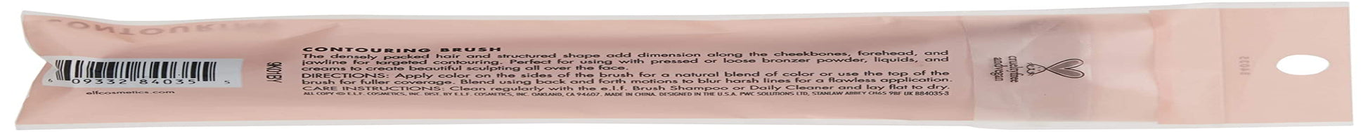 E.L.F. Contouring Brush, Vegan Makeup Tool, Flawlessly Contours & Sculpts Cheekbones, for Bronzer & Face Powder Health & Beauty > Personal Care > Cosmetics > Cosmetic Tools > Makeup Tools e.l.f.   