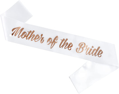 SGKUED Rose Gold Bachelorette Party Sash - Team Bride Decorations,Bridal Shower Favors,Hen Night Gifts, Engagement Party Satin Favors,Wedding Party Accessories Apparel & Accessories > Clothing Accessories > Sashes SGKUED Mother of the Bride  