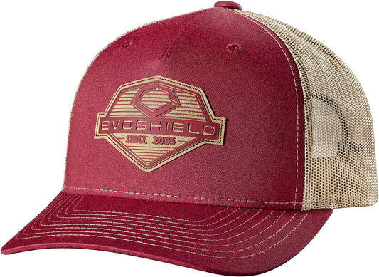 Evoshield Unisex-Adult Est 2005 Outdoor Apparel & Accessories > Clothing Accessories > Hats EvoShield Cardinal/Tan One Size 