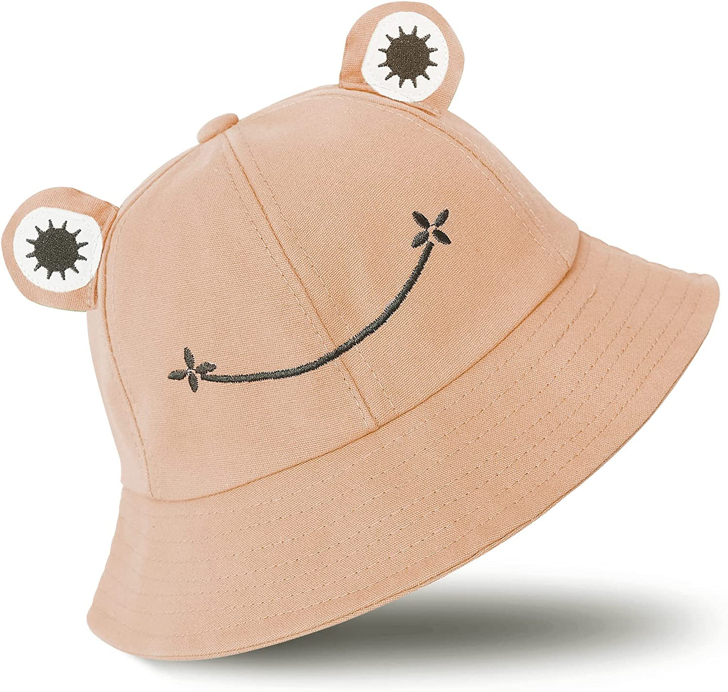 SAOROPEB Frog Hat for Adult Teens, Cute Frog Bucket Hat, Cotton Bucket Hat Funny Hat Fisherman Hat for Men Women Apparel & Accessories > Clothing Accessories > Hats SAOROPEB Nude Pink  