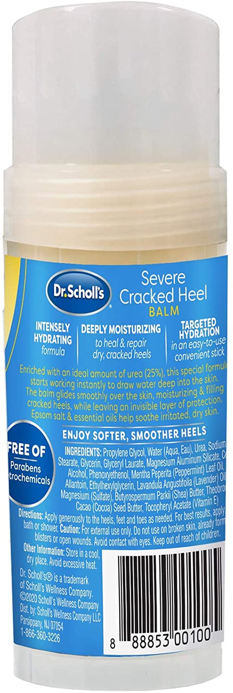 Dr. Scholl'S Cracked Heel Repair Balm 2.5Oz, with 25% Urea for Dry Cracked Feet, Heals and Moisturizes for Healthy Feet Health & Beauty > Personal Care > Foot Care Dr. Scholl's   