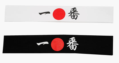 Sunrise Kitchen Supply Tie on Headband Black for Sports/Exercise/Cooking - Ichiban Apparel & Accessories > Clothing Accessories > Bandanas & Headties Sunrise Kitchen Supply Number One  