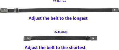 MSTOKIN No Buckle Stretch Belt Invisible Elastic Buckleless Belts for Jeans Double O Ring Belt for Waist Dress Pack of 4,2 Apparel & Accessories > Clothing Accessories > Belts MSTOKIN   