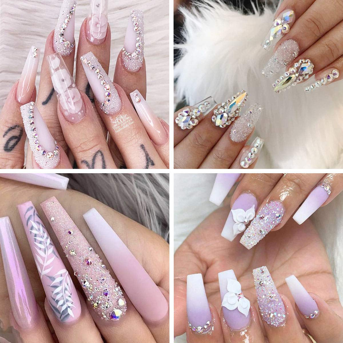 Micro AB Rhinestones with Glue and Tool, 1 Bottle of Ultra Mini 1.2Mm Caviar Beads Rhinestones for 3D Nail Art with 8Ml Glue and Tool Included Health & Beauty > Personal Care > Cosmetics > Cosmetic Tools > Nail Tools ULGAI   