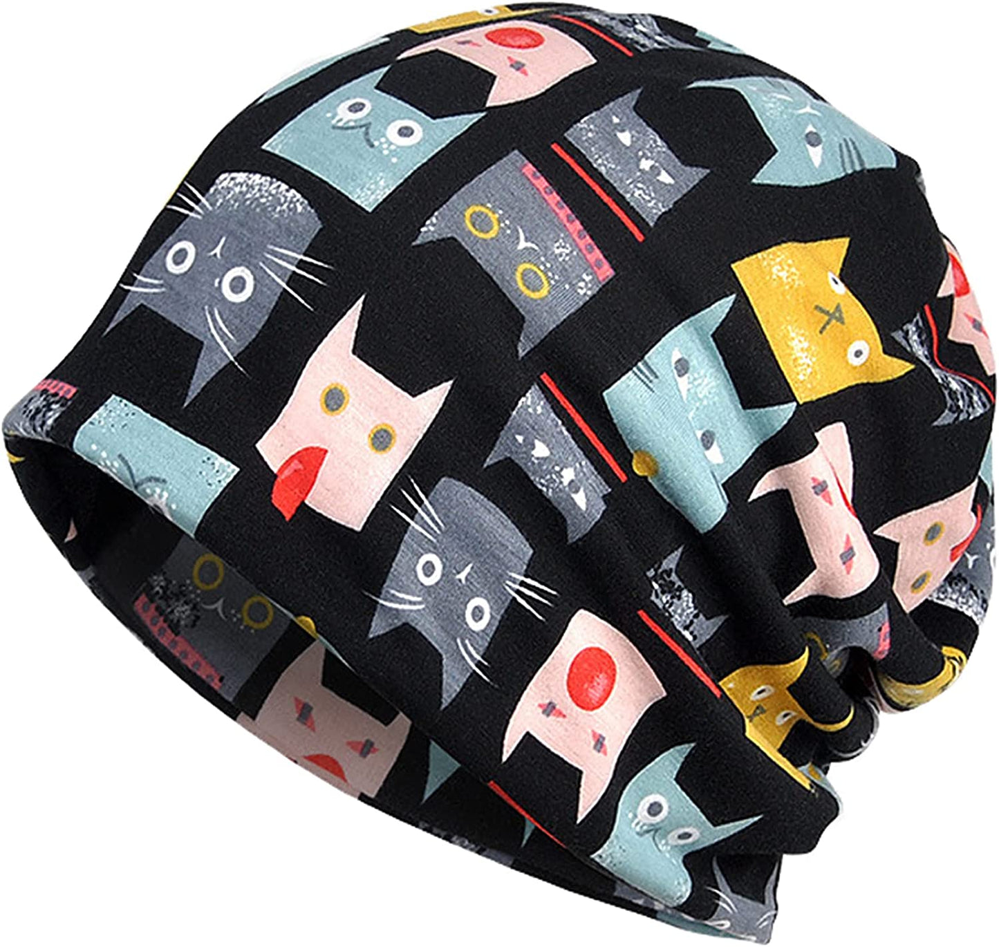 ELLEWIN Cotton Slouchy Beanie Hip-Hop Soft Lightweight Running Beanie Adult Dwarf Hats Chemo Cap for Men Women Apparel & Accessories > Clothing Accessories > Headwear Does Not Apply   