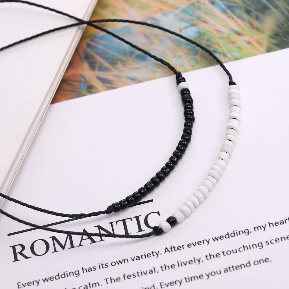Best Friend Bracelets Couples Bracelets for 2 Matching Yin Yang His and Her Lover Bracelet Jewelry for Bff Friendship Relationship Boyfriend Girlfriend Valentines Gift (Matching Bead) Apparel & Accessories > Jewelry > Bracelets SUMMER LOVE   