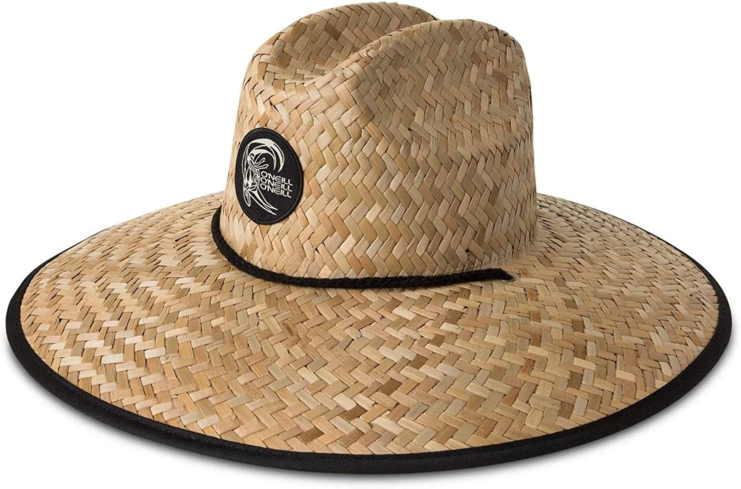 O'NEILL Sonoma Straw Hat - Sun Protection Premium Wide Brim Sun Hat to Protect against UV Sun Rays for Hiking Camping Fishing - Lifestyle Beach Apparel Apparel & Accessories > Clothing Accessories > Hats O'NEILL   