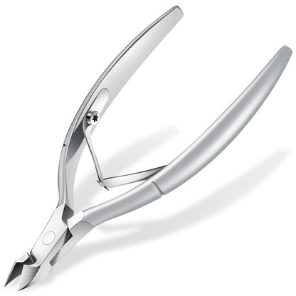 Cuticle Trimmer Cuticle Cutter Nippers Clippers - Ejiubas Cuticle Remover Tool Professional Stainless Steel Cuticle Scissors Manicure Pedicure Tool for Fingernails Not Include Cuticle Pusher Health & Beauty > Personal Care > Cosmetics > Cosmetic Tools > Nail Tools Ejiubas 2-Silver  