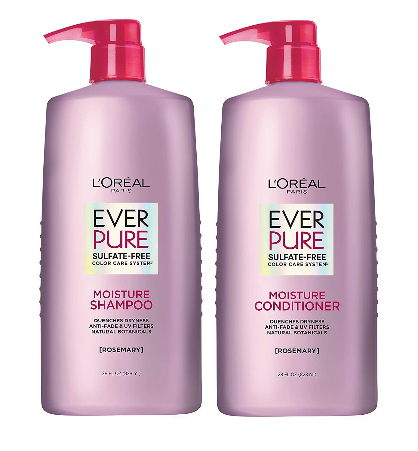 L'Oreal Paris Everpure Moisture Sulfate Free Conditioner for Color-Treated Hair, 8.5 Ounce (Set of 2) Health & Beauty > Personal Care > Hair Care L'Oreal Paris Shampoo & Conditioner set 2 Count (Pack of 1) 