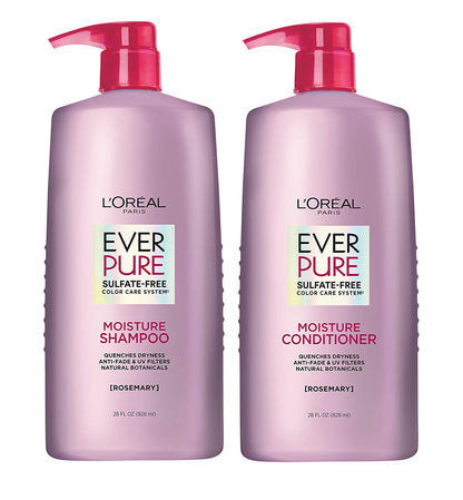 L'Oreal Paris Everpure Moisture Sulfate Free Conditioner for Color-Treated Hair, 8.5 Ounce (Set of 2) Health & Beauty > Personal Care > Hair Care L'Oreal Paris Shampoo & Conditioner set 2 Count (Pack of 1) 