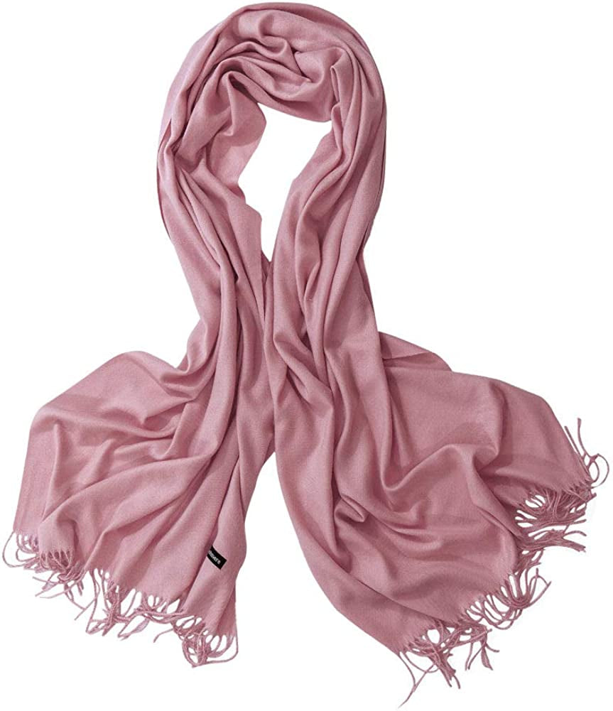 Bellonesc Cashmere Scarf Shawls for Women and Men Apparel & Accessories > Clothing Accessories > Scarves & Shawls Beillonesc Pinka  