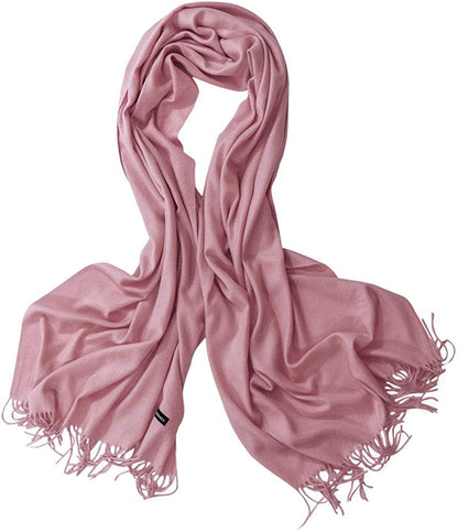 Bellonesc Cashmere Scarf Shawls for Women and Men Apparel & Accessories > Clothing Accessories > Scarves & Shawls Beillonesc Pinka  