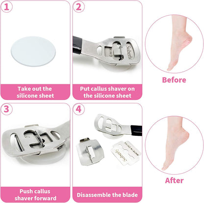 Professional Pedicure Tools Kit 20 in 1, Bagvhandbagro Foot Care Kit with Foot File Foot Rasp Scraper Dead Skin Remover Callus Scrubber Pedicure Tools for Men Women Christmas Gifts Health & Beauty > Personal Care > Foot Care Bagvhandbagro   