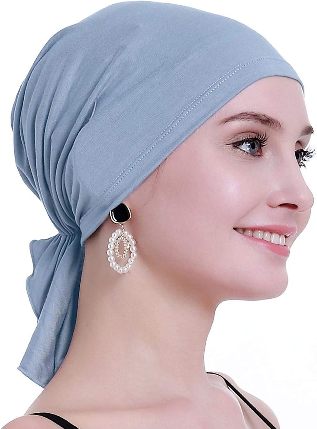 Osvyo Bamboo Chemo Headscarf for Women Hair Loss - Cancer Slip on Headwear Turbans Sealed Packaging  osvyo   