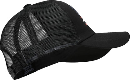 VIONLAN Baseball Cap American Flag Trucker Hat for Men Women 3D Embossed Logo Adjustable Outdoor Mesh Snapback Hat Apparel & Accessories > Clothing Accessories > Hats VIONLAN   