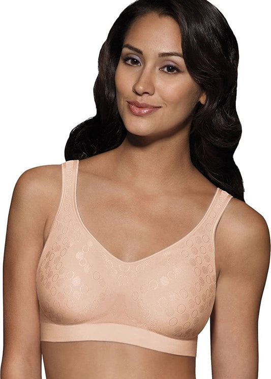 Bali Comfort Revolution Comfortflex Fit Shaping Wirefree Bra_Nude Dot_Xl