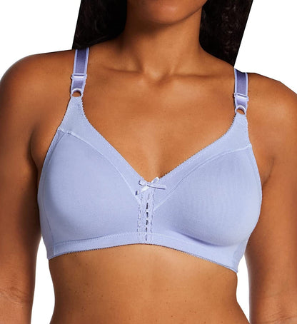 Bali Double Support Wireless Bra, Full-Coverage Wirefree T-Shirt Bra, Comfortable Cotton Wirefree Bra, Our Best Everyday Bra Winter Lake / 40C