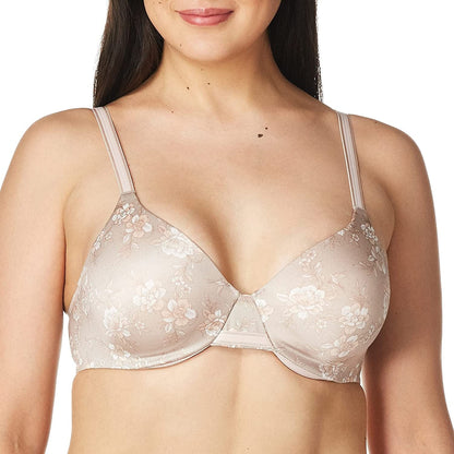 Bali One Smooth U Underwire Bra, Smoothing Shapewear Bra, Concealing Full-Coverage Bra with Front-To-Back Smoothing