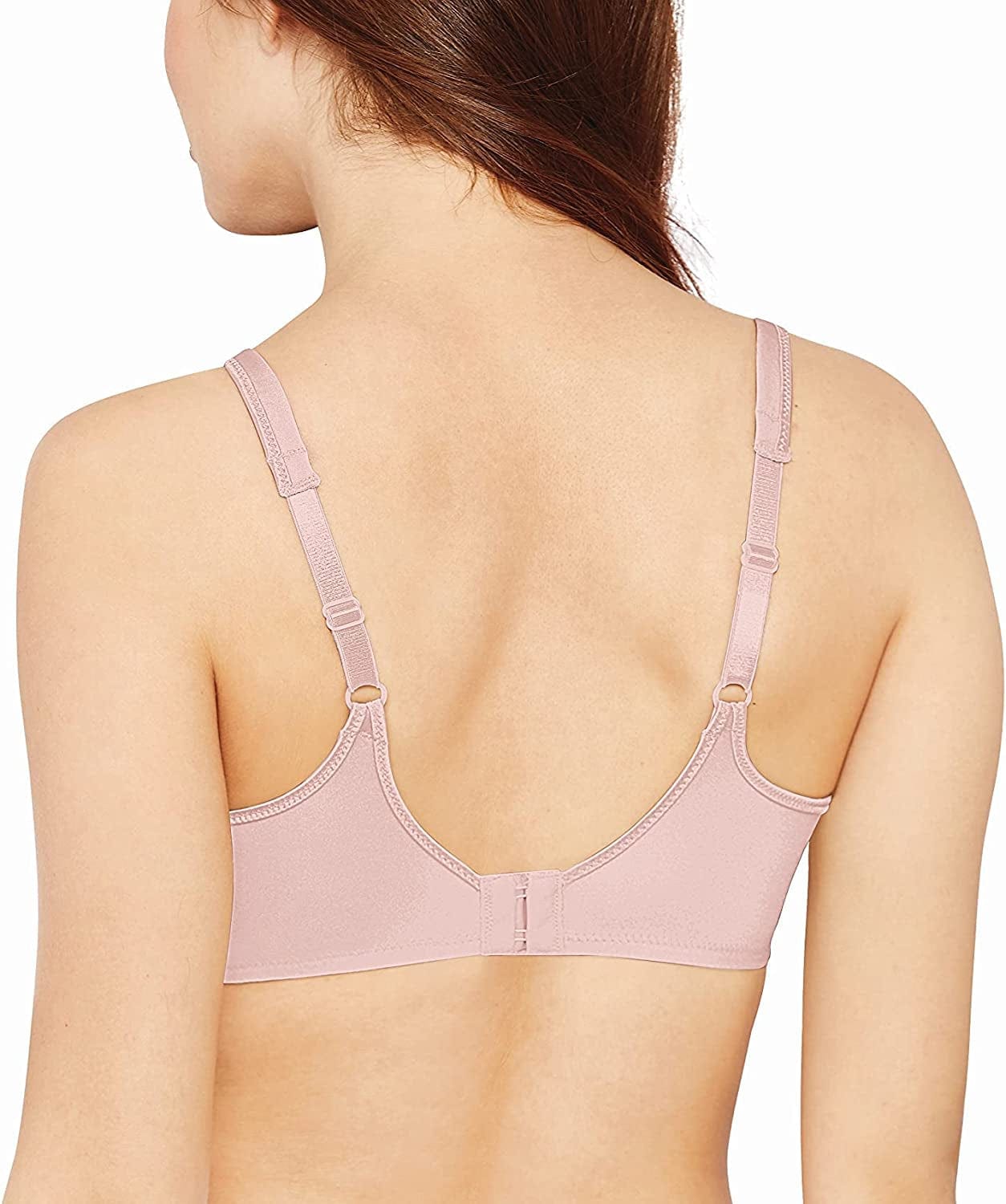 Bali One Smooth U Underwire Bra, Ultra Light Underwire T-Shirt Bra, Convertible Underwire Bra with Stay-In-Place Straps