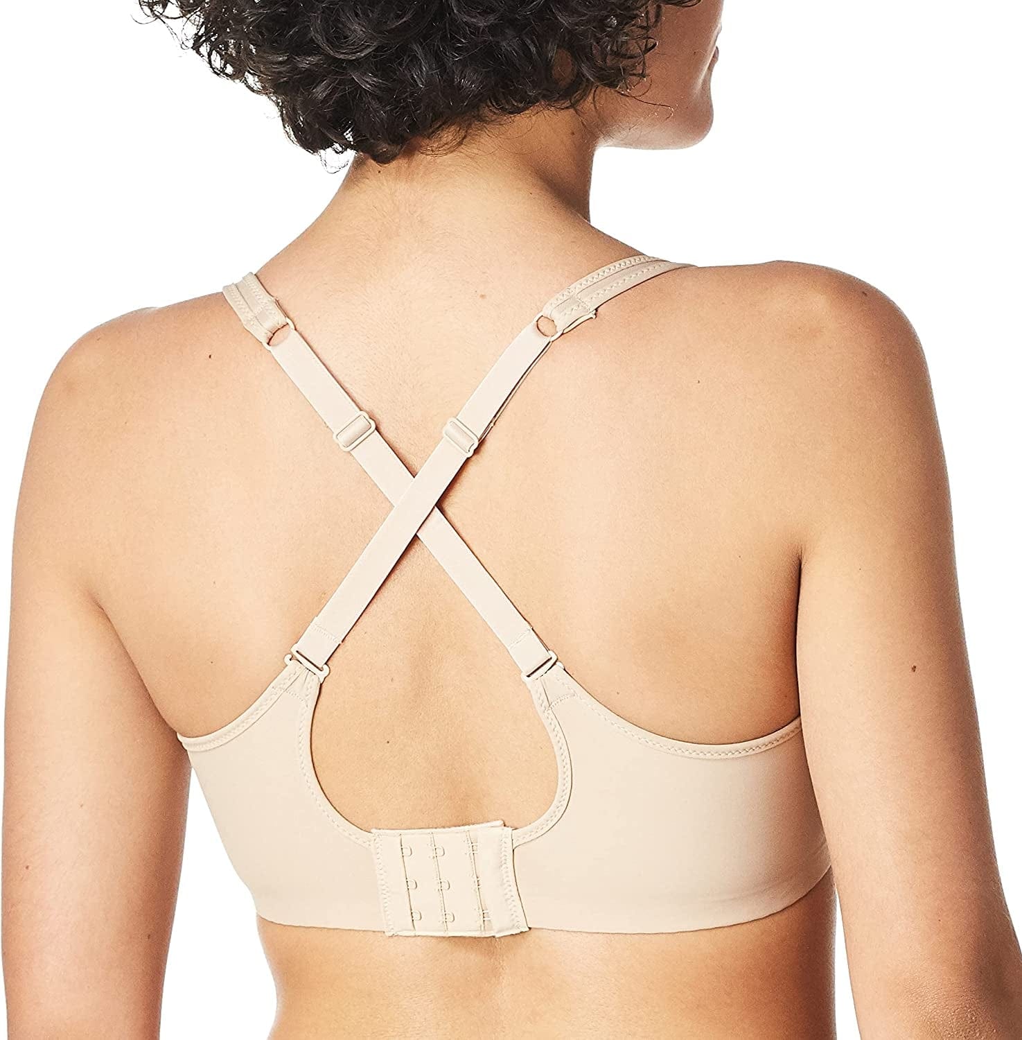 Bali One Smooth U Underwire Bra, Ultra Light Underwire T-Shirt Bra, Convertible Underwire Bra with Stay-In-Place Straps