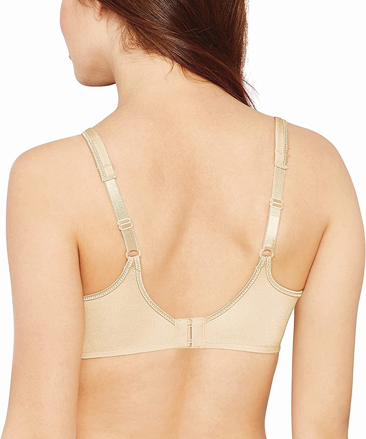 Bali One Smooth U Underwire Bra, Ultra Light Underwire T-Shirt Bra, Convertible Underwire Bra with Stay-In-Place Straps