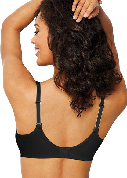 Bali Passion for Comfort Underwire Bra with Full-Coverage, Light Lift Back Smoothing Shapewear Bra for Everyday Wear