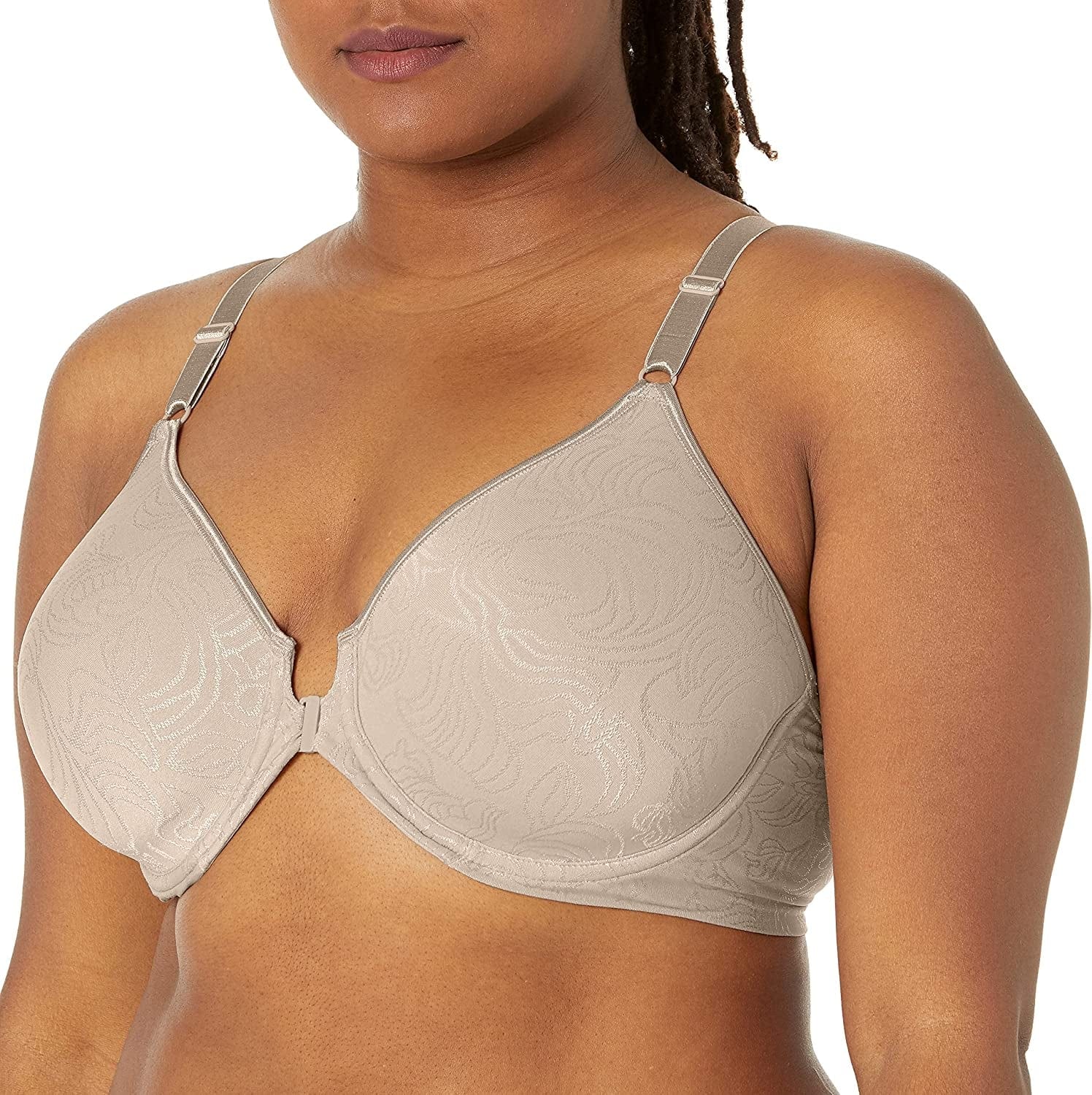 Bali Women'S Comfort Revolution Front-Close Shaping Underwire Bra Warm Steel / 42D