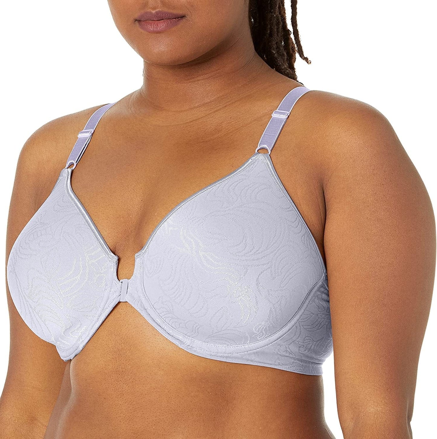 Bali Women'S Comfort Revolution Front-Close Shaping Underwire Bra Misty Lilac / 36B