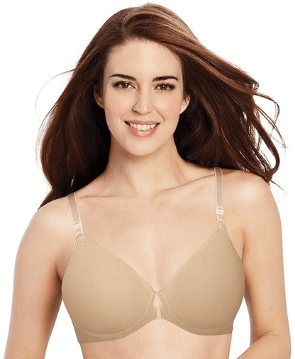 Bali Women's Comfort Revolution Front-Close Shaping Underwire Bra DF3P66 Nude Tailored / 40DD
