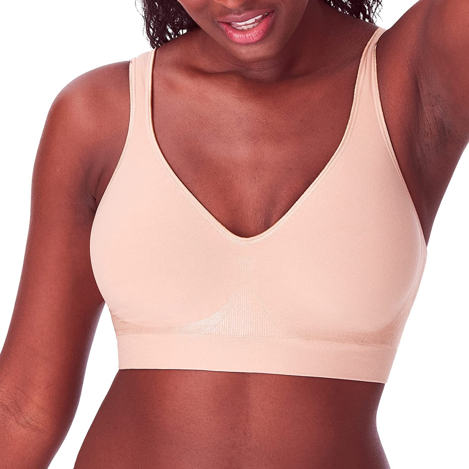 Bali Women'S Comfort Revolution Full-Coverage Wireless Bra, Wirefree T-Shirt Bra, DF3484 Nude / 3X-Large