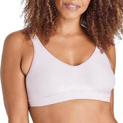 Bali Women'S Comfort Revolution Full-Coverage Wireless Bra, Wirefree T-Shirt Bra, DF3484 Hush Pink Retro / X-Small