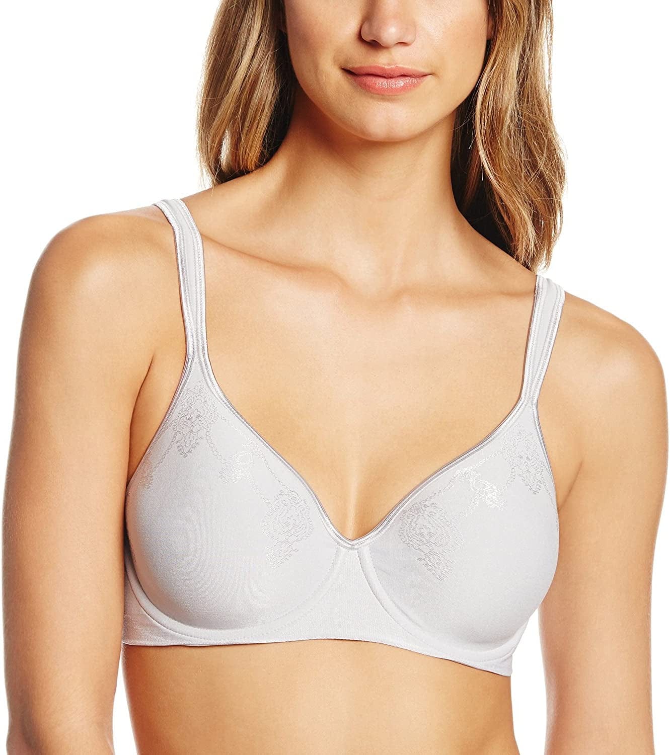 Bali Women'S Comfort Revolution Shaping Underwire Bra with Smart Sizes Crystal Grey / Medium