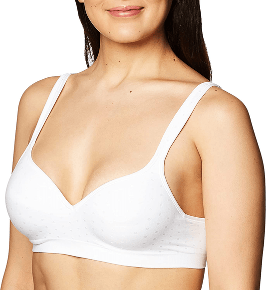 Bali Women's Comfort Revolution Wirefree Bra DF3463 Amethyst Quartz Dot / 36DD