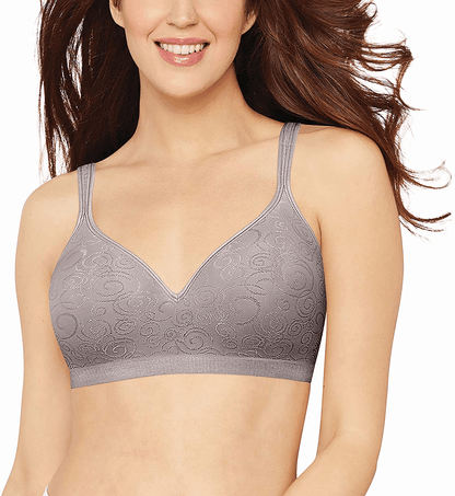 Bali Women's Comfort Revolution Wirefree Bra DF3463 Warm Steel Swirl / 42C
