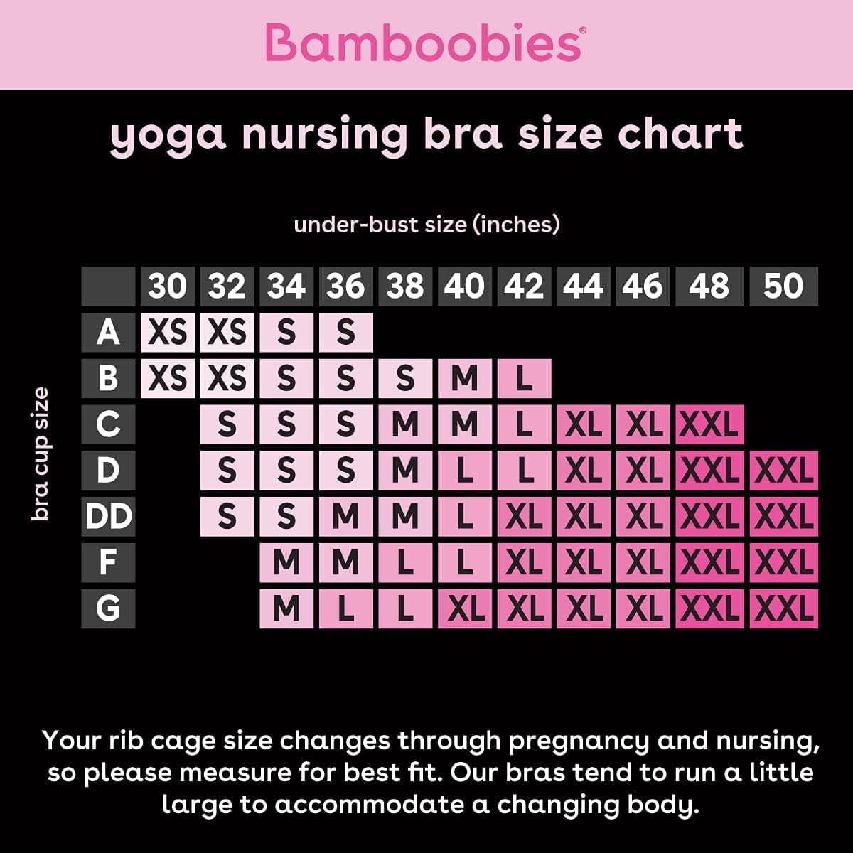 Bamboobies Women’S Yoga Full Bust Seamless Nursing Maternity Bra for Breastfeeding, Hibiscus (Pink), Extra Small (XS)