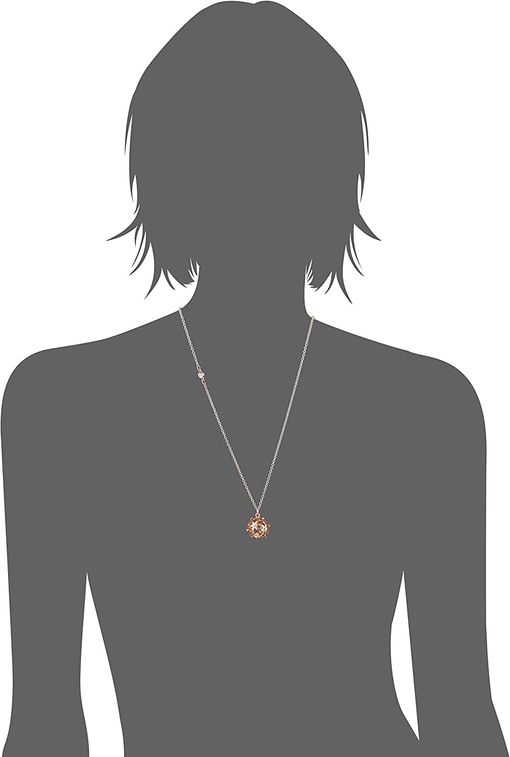 "Basic" Floral Ball Pendant Necklace